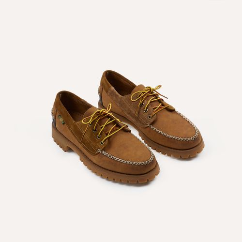 Drake's by Sebago Campsides Askook Patchwork Suede Shoe