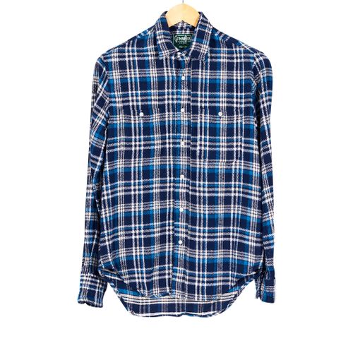 Two Pocket Blue Check Shirt