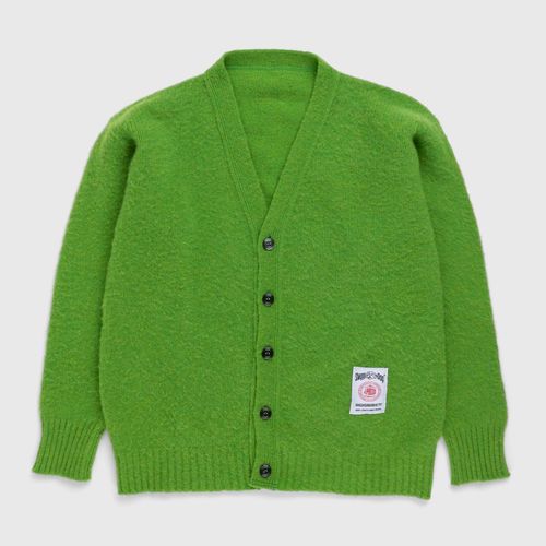 J. Press X Highsnobiety Shaggy Dog Cardigan - Green