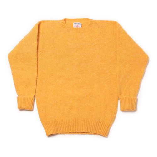 Shaggy Dog Sweater Bright Yellow - Classic Fit