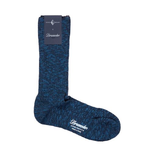 Drumohr Navy Cotton Socks (NOS)