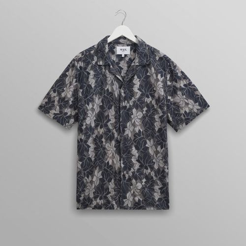 Didcot Shirt Blue Floral Lace