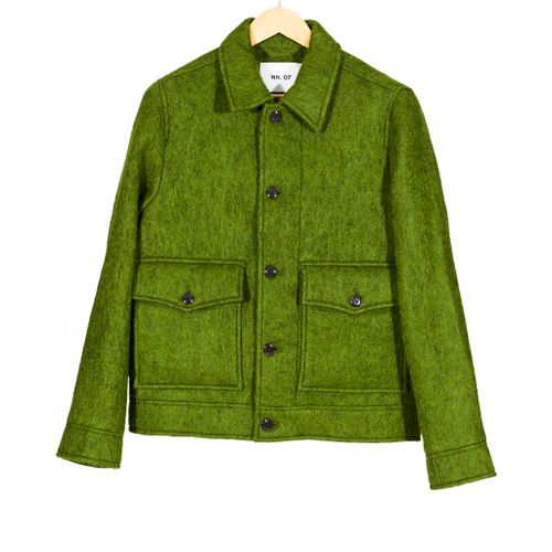 Julius Alpaca Jacket Green