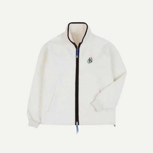 ALD / Drake's Casentino Wool Full Zip Fleece Jacket