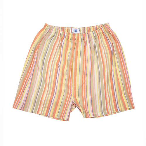 Madras Boxer Shorts - Multi Stripe