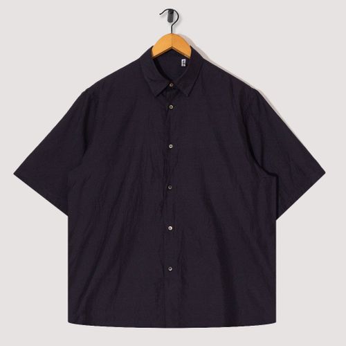 S/S Regular Collar Shirt - Navy