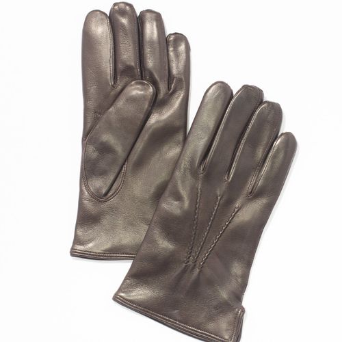 Brown Nappa Leather Gloves