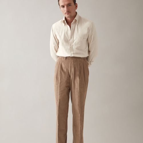 ANTONIO Corduroy Trousers Fawn Fawn