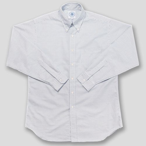 Blue Tattersal Oxford Dress Shirt