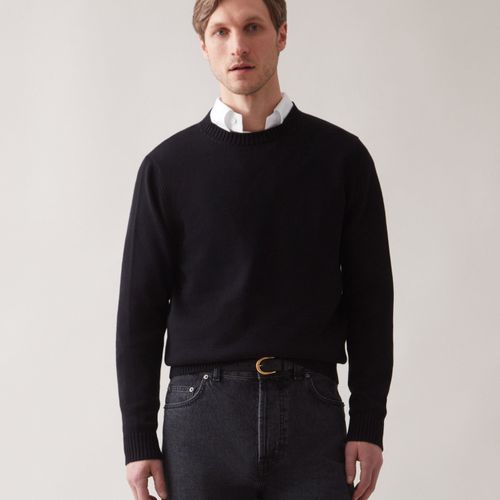 BERT Crewneck Sweater Black Black