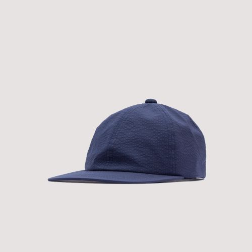 6 Panel Regimental Strap Sucker - Navy