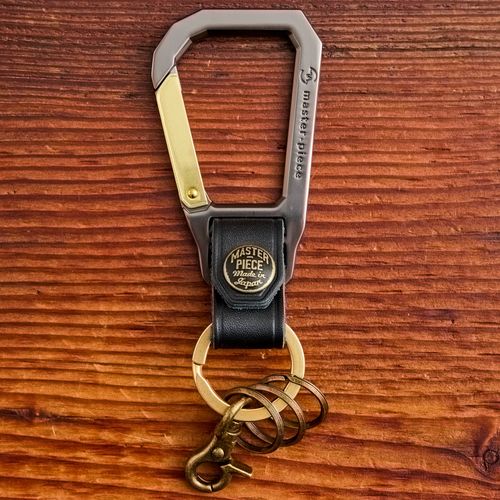 Carabiner Keychain in Black