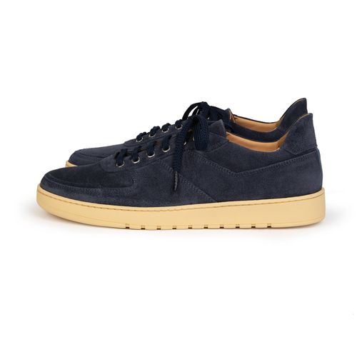 CQP Center Suede Sneaker: Washed Navy