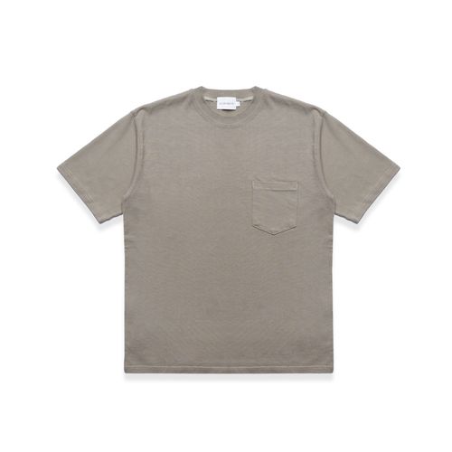 All Blues Co Pocket Tee- Khaki