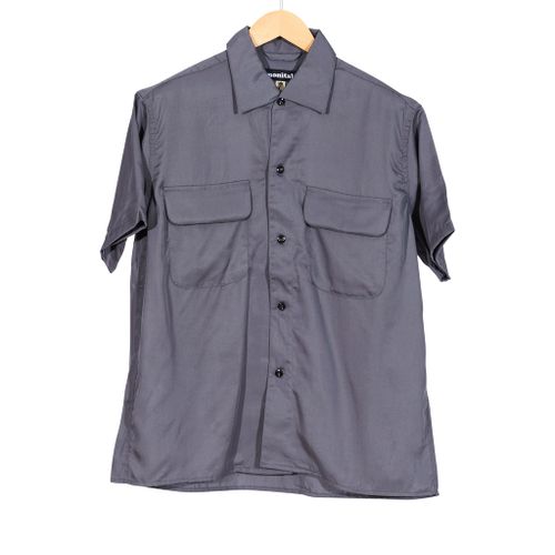 50's Milano Short Sleeve Shirt Tencel Charcoal