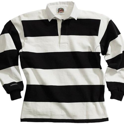 Barbarian 12oz Rugby Shirt – Black/White