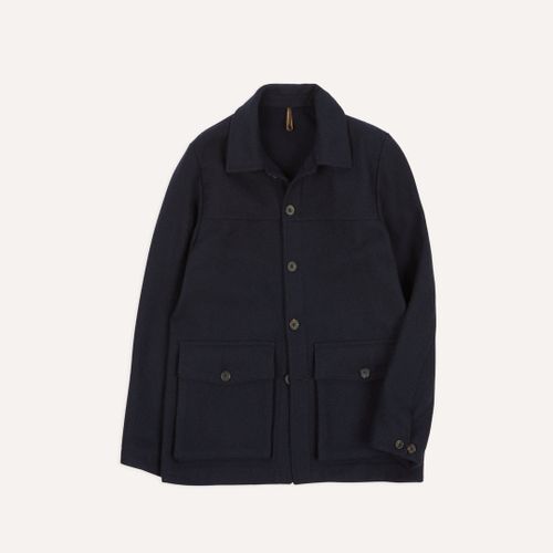 Navy Melton Wool Donkey Chore Jacket