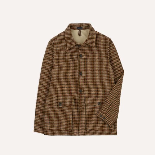 Houndstooth Check Harris Tweed Donkey Chore Jacket