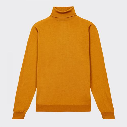 Merino Wool Turtleneck : Saffron