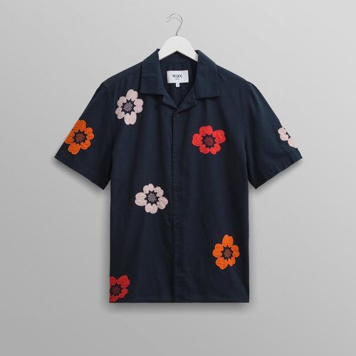 Didcot Shirt Navy Applique Floral