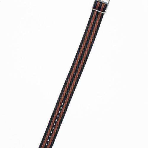 20mm Watchband Black/brown