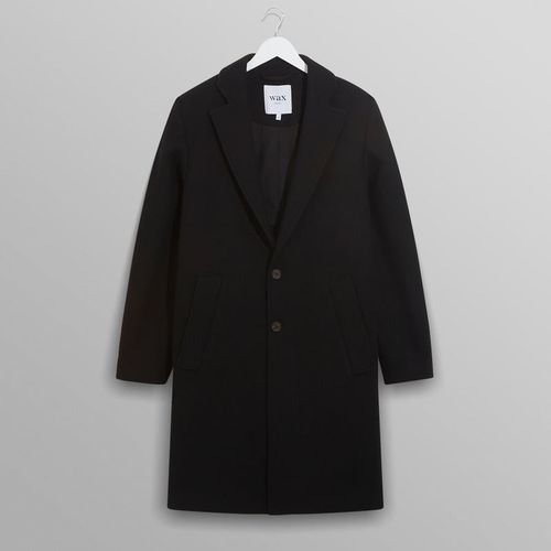 Sasso Coat Black Wool