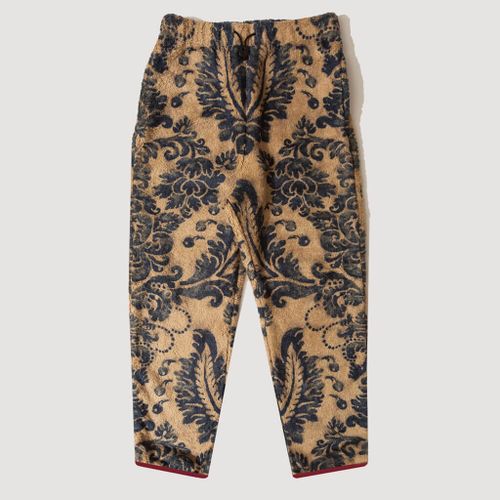 Damask Fleece Easy Pants - Beige