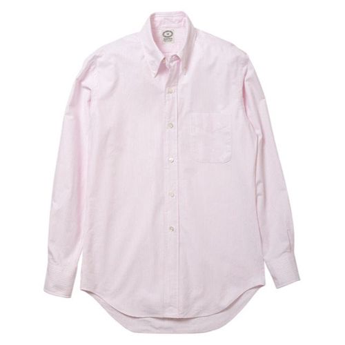 Kamakura Vintage Ivy Button Down Oxford- Pink/White