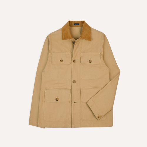 Tan Cotton Safari Jacket