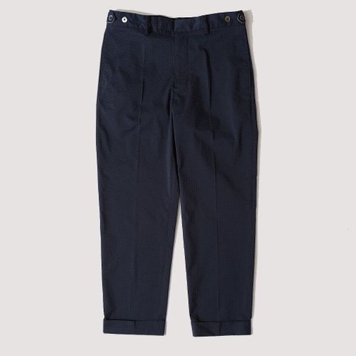 Seersucker Ivy Trousers - Navy