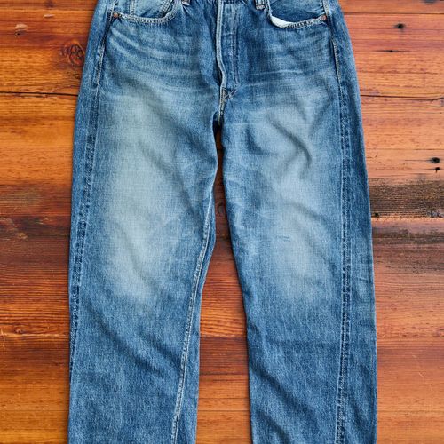 0105SS "Dartford" 11.5oz Washed Selvedge Denim - Wide Fit