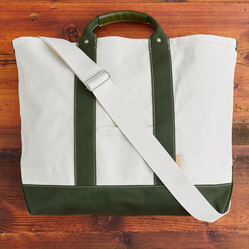 Campus Big Tote Bag in Khaki