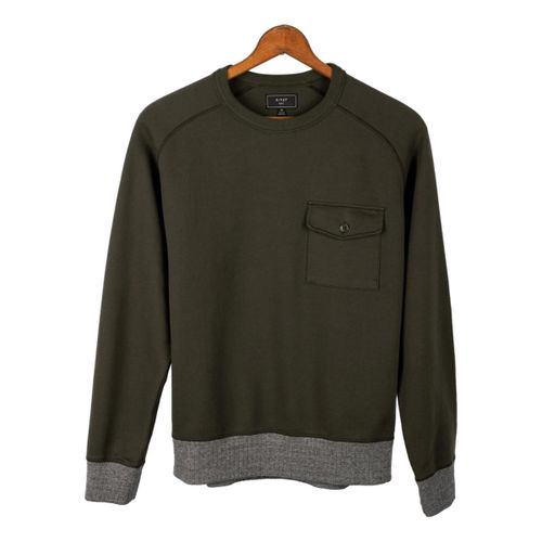 Fields French Terry Pocket Sweatshirt Olive