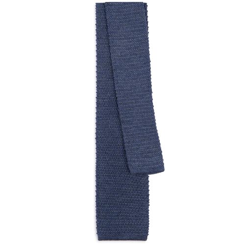 Bigi Wool Knit Tie: Blue