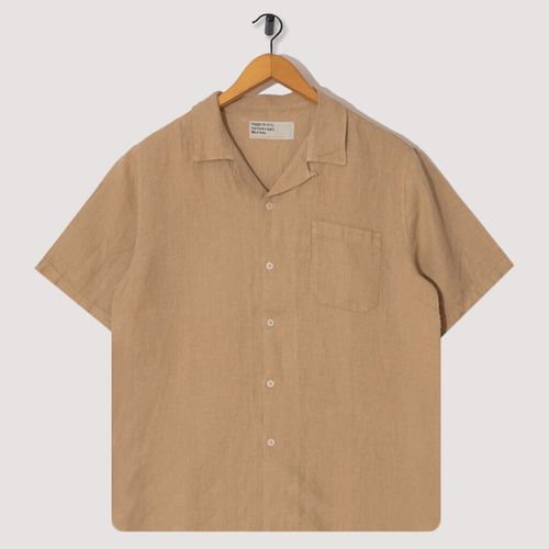 Road Shirt - Sand Fine Linen