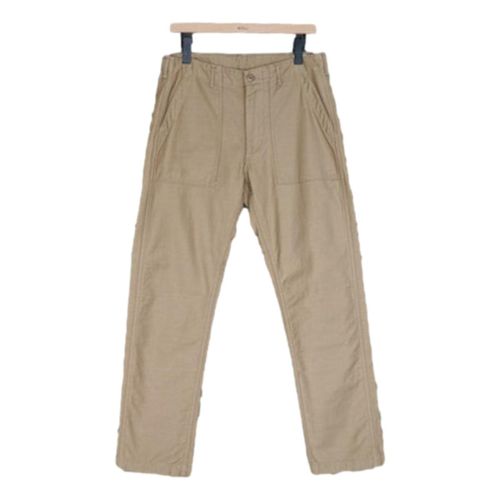 Slim Fit Fatigue Pants Khaki