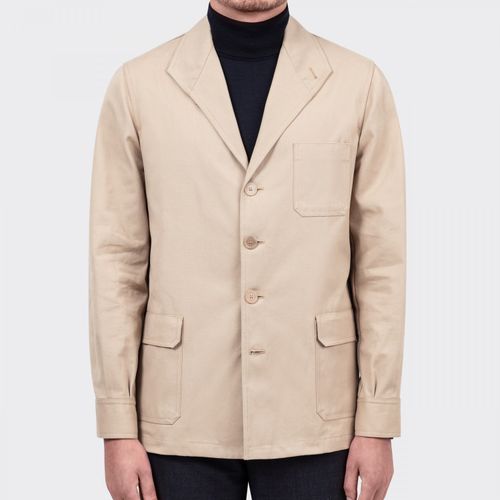 Heavy Cotton Drill Teba Jacket : Sand