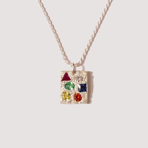 Cottage Rose Garden Pendant - Silver (925)