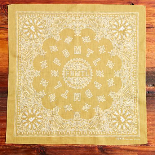 Paisley Bandana in Mustard