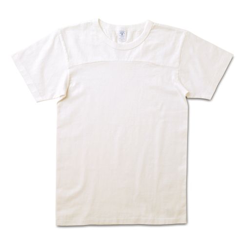 S/S Football Tee / White