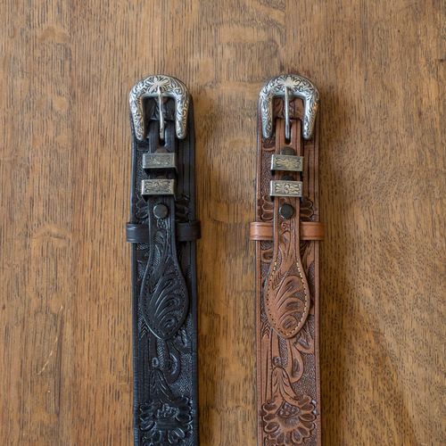 Western Tooled Ranger Belt