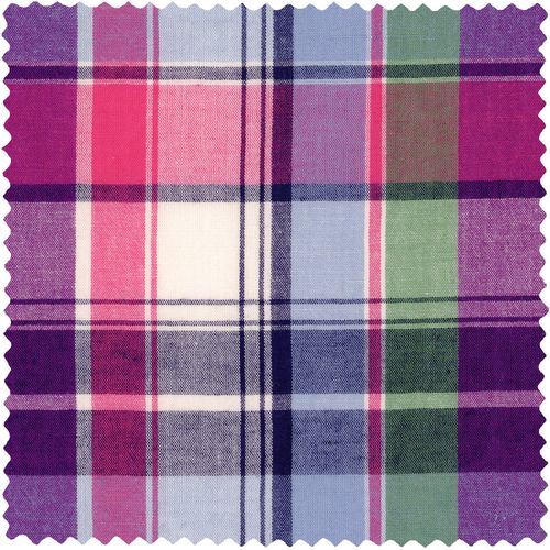 Purple Cotton/Linen Archive Madras