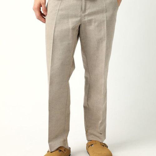 Linen Cotton Trouser - Natural