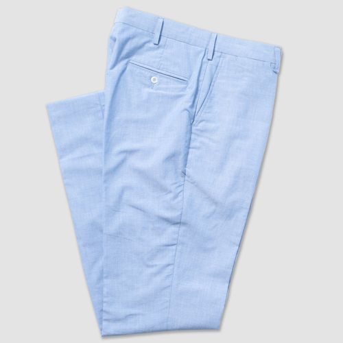 Blue Chambray Pant - Classic Fit