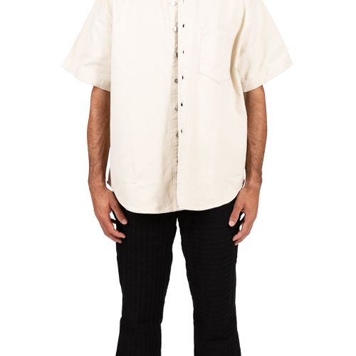 Shirt Oversized Short Sleeve Twill