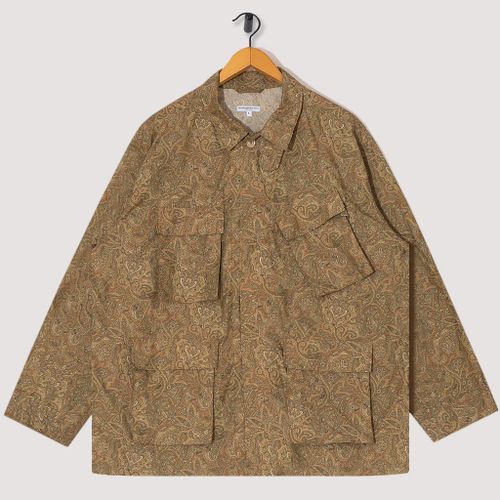 BDU Jacket - Tan/Paisley Print