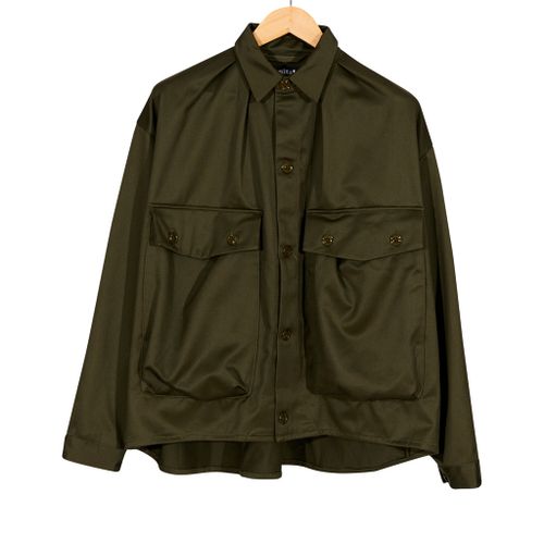 Lazy Travel Jacket Vancloth Sateen Olive