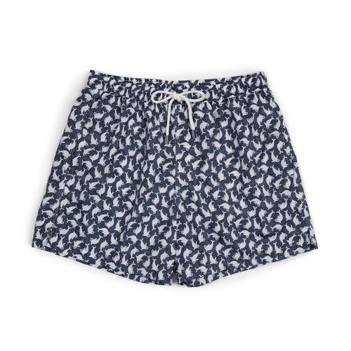 Fedeli Seal Swimming Trunks: Navy