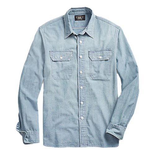 Indigo Chambray Workshirt Medium Wash