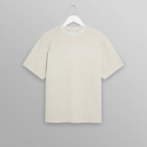 Milton T-Shirt Ecru Waffle